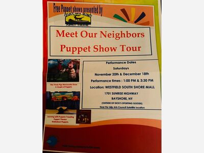 THIS HAS BEEN POSTPONED - Meet Our Neighbors Puppet Show Tour