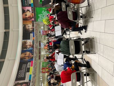 The East Islip High School Orchestra Performs Christmas Classics at the Westfield South Shore Mall in Bay Shore
