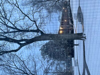 A Snowy Super Bowl Sunday