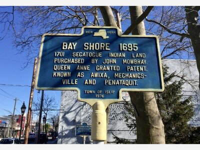 Bay Shore is built on Secatogue Indian Land