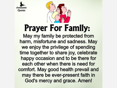 An Old-Fashioned Prayer at the Family Dinner Table