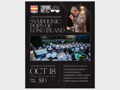 Symphonic Pops LIVE at Great South Bay Brewery