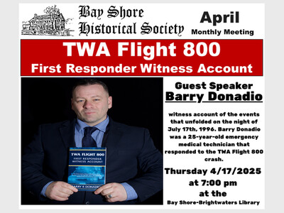Bay Shore Historical Society April Meeting 