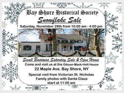 Bay Shore Historical Society Snowflake Sale