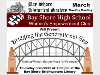 Bay Shore Historical Society March Meeting
