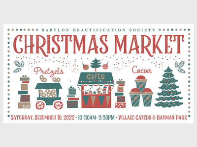 Christmas Market at the Village Gazebo and Bayman Park in Babylon